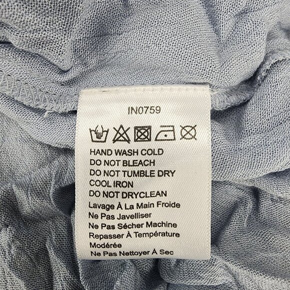 Alice & You Women's Size 22 Blue Embroidered Bell Sleeve Boho Knee Length Dress - Picture 4 of 10